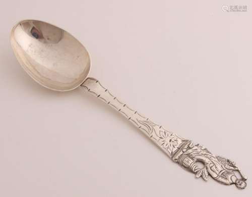 Silver birth spoon, 1830