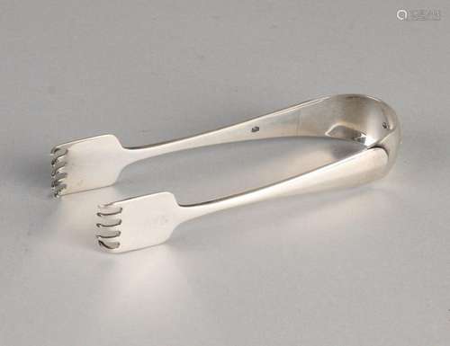 Silver sugar tongs