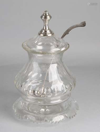 Bowl and silver spoon, 1886