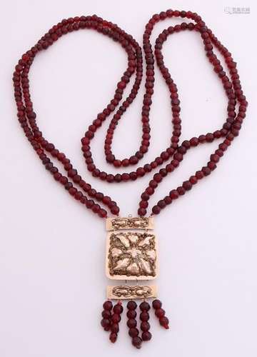 Garnet necklace