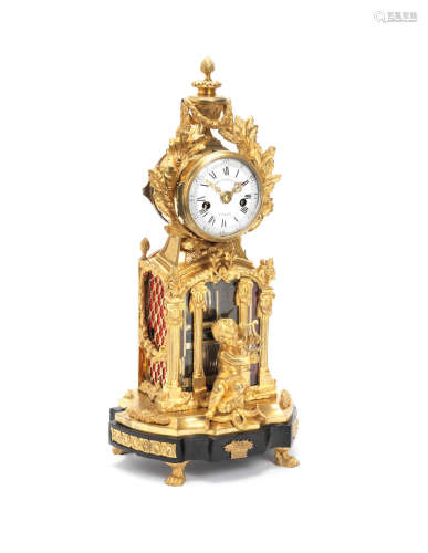 A rare second half of the 18th century French ormolu musical mantel clock Noel Baltazar a Paris 2