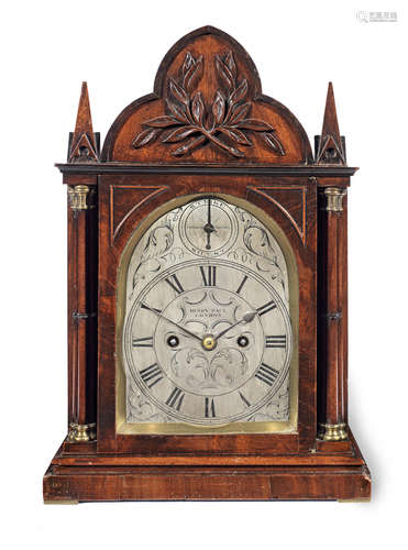 A good second quarter of the 19th century brass-mounted mahogany table clock Henry Pace, London