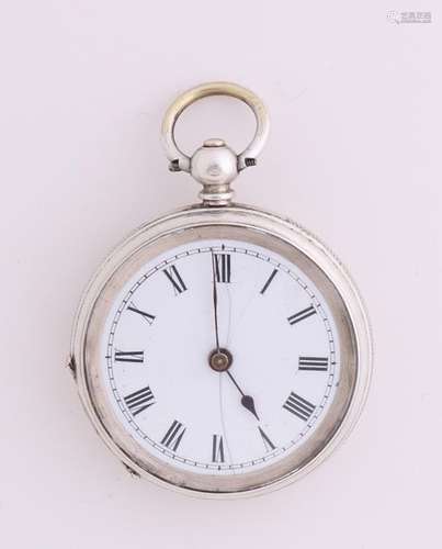 Silver pocket watch