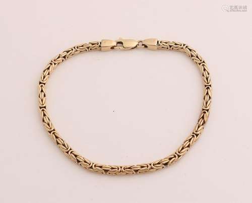 Gold king bracelet