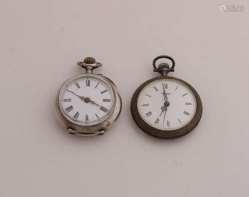 Lot with 2 pocket watches