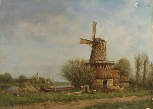 C. Artz, Landscape with windmill