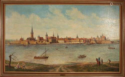 Roser, Cityscape on a river