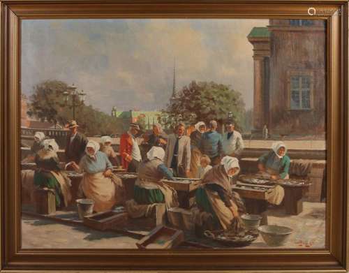 Soren Christian Bjulf.Gesign., Fish Market