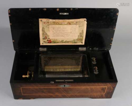 Antique Swiss music box