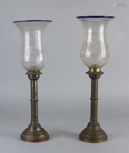 2x Candle candlesticks