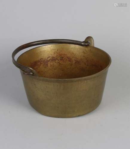 17th 18th century bronze cooking pot