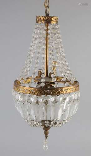 Brass pocket chandelier