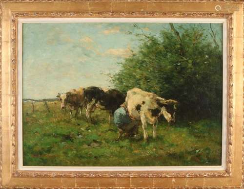 Hendrik Frauenfelder, Farmer milks cows