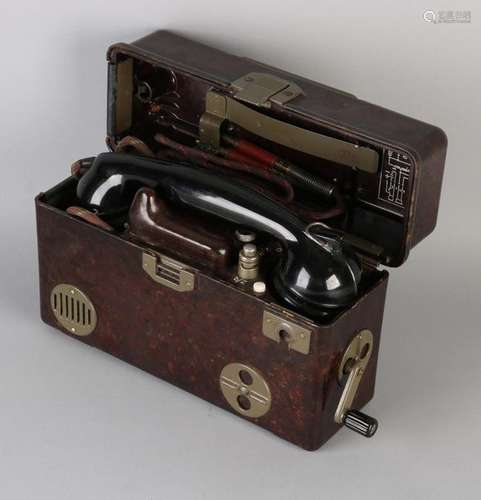 Bakelite field telephone