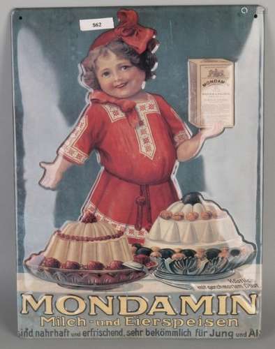 Advertising sign 'Mondamin' (repro)