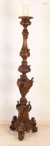 Baroque style candlestick