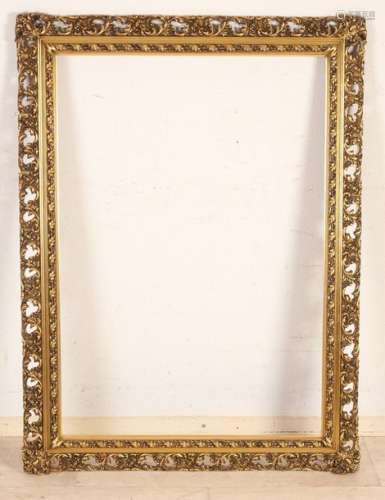 Large frame with stucco
