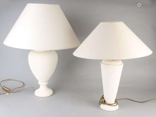 2x Table lamps