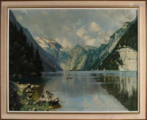 C. Dettmer, Austrian mountain lake