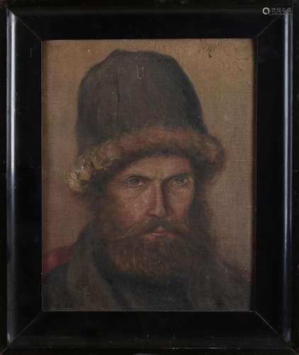 Murakin, Russian man with fur cap