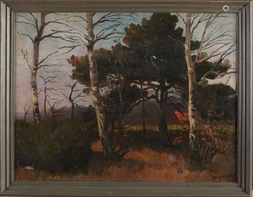 BH Bolink, Forest view with farmhouse