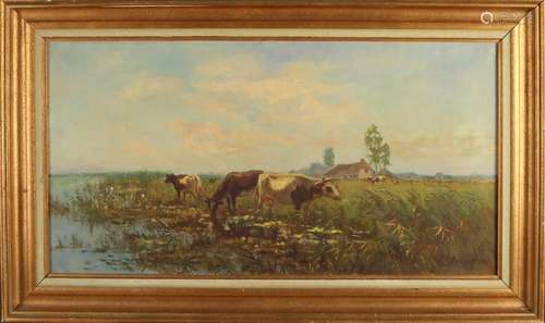 H. Powder, Polder view with cows