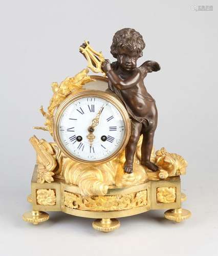 French mantel clock, 1850