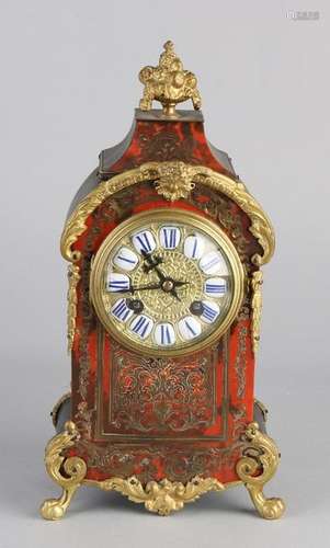 French boulle mantel clock, 1890