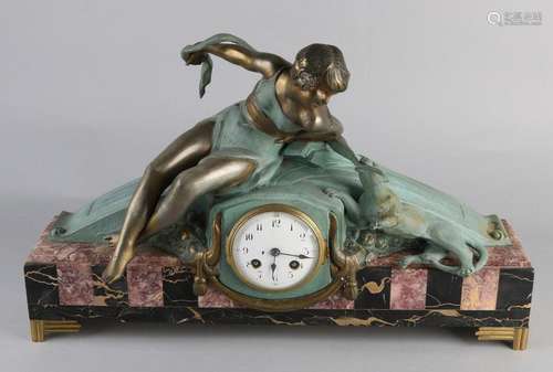 French Art Deco mantel clock