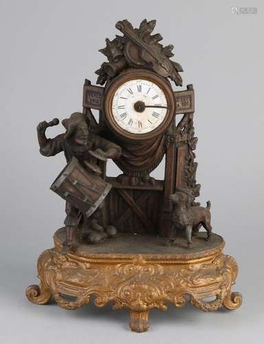 French alarm clock, 1900