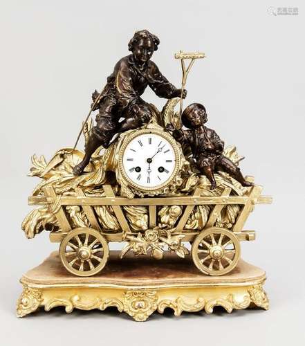 French mantel clock, 1860