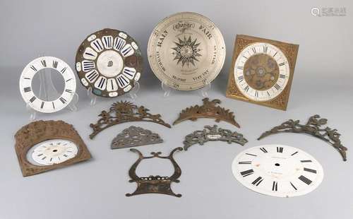 Lot of antique clock parts