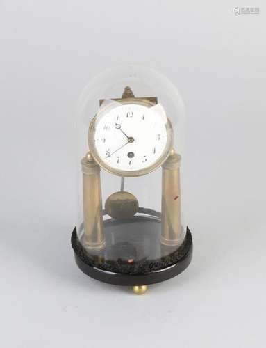 Clock under bell jar