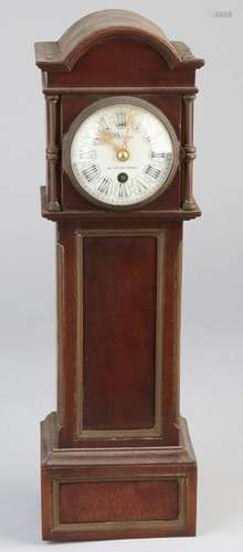 French miniature grandfather clock