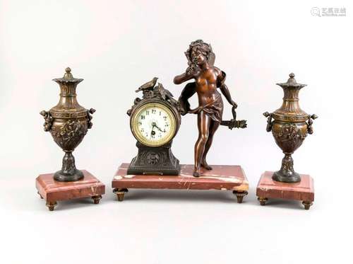 Antique French clock set