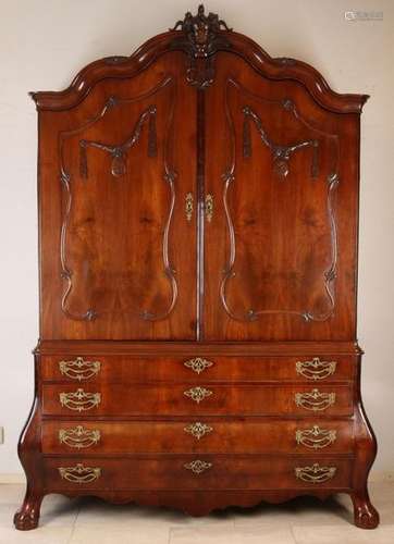 Mahogany cabinet, 1780