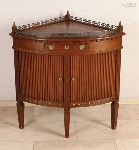 Louis Seize style corner cabinet, 1880