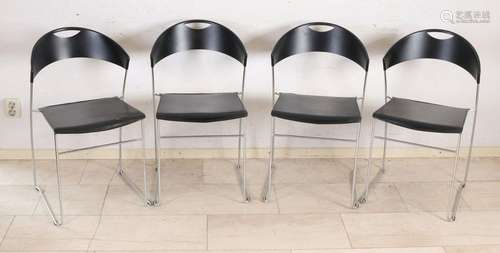 4x Italian design chairs