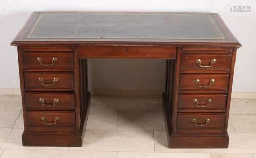 Antique oak writing desk