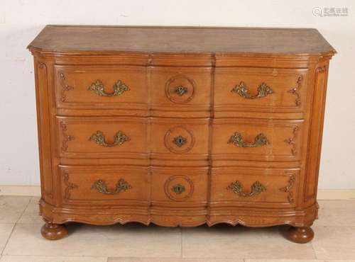 Oak chest of drawers, 1900