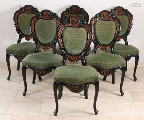 6 Horrix chairs, Willem III