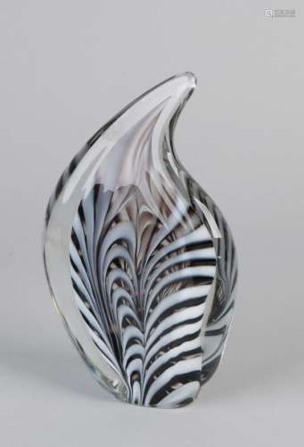 Modern glass sculpture