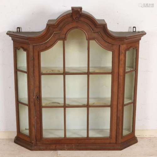 Antique wall display case, 1900