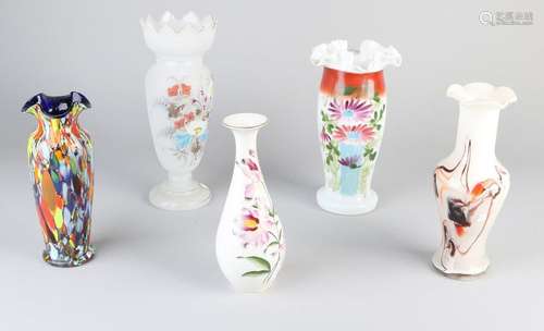 Lot of vases, (5x)