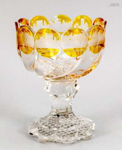 Antique crystal bowl