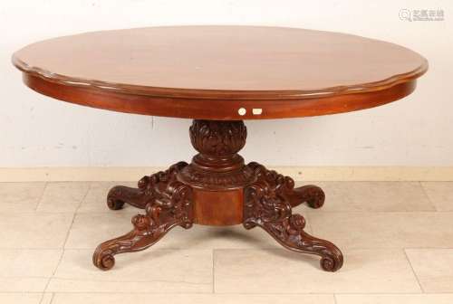 19th century oval dining table