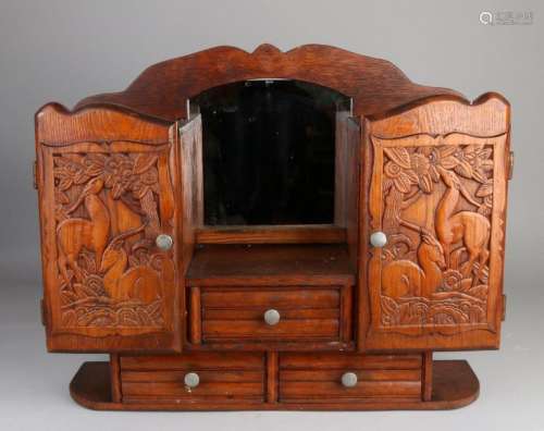 Art Deco mirror cabinet