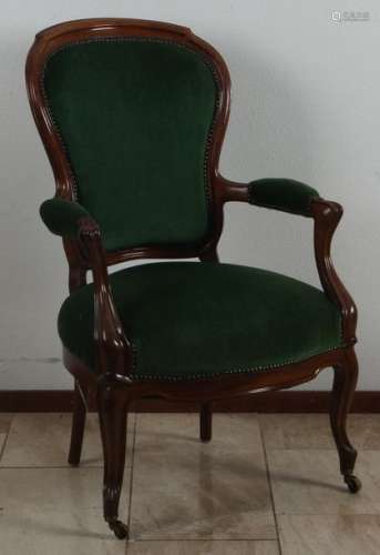 Mahogany armchair, 1860