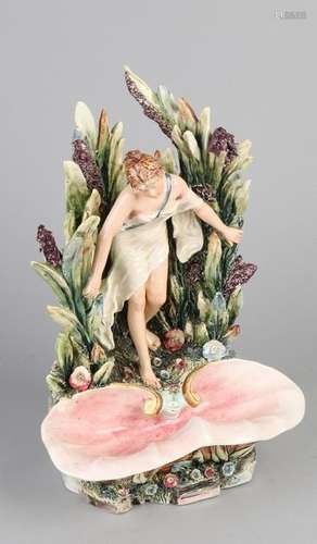 Antique Majolica centerpiece