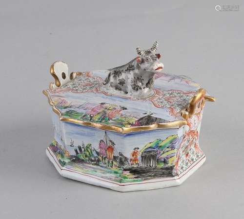 Rare Delft butter dish